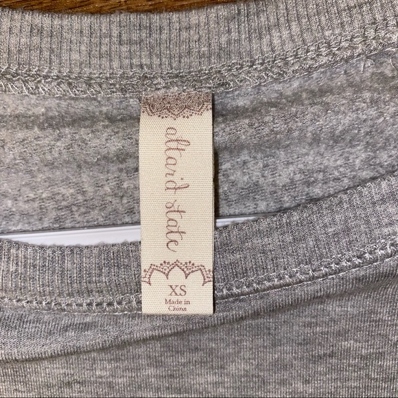 Altar’d State Gray Sweatshirt - Picture 2 of 3